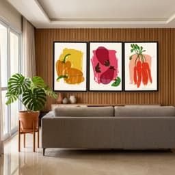 Kit Quadros Decorativos Pimenta