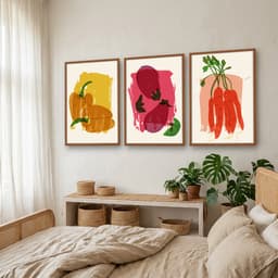 Kit Quadros Decorativos Pimenta
