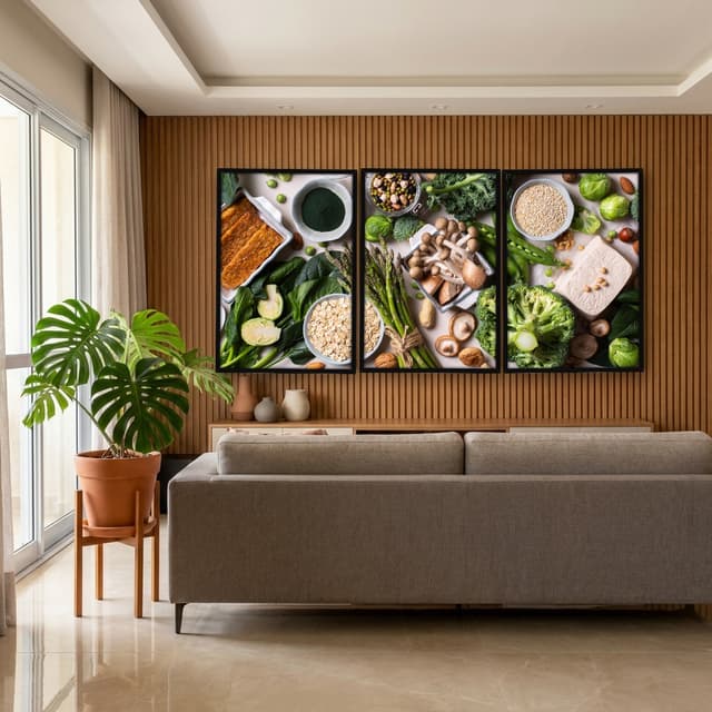 Kit Quadros Decorativos Verduras E Legumes
