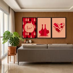 Kit Quadros Decorativos Drink