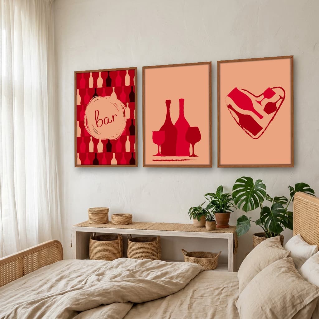 Kit Quadros Decorativos Drink