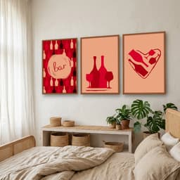 Kit Quadros Decorativos Drink