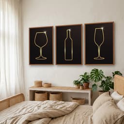 Kit Quadros Decorativos Drink