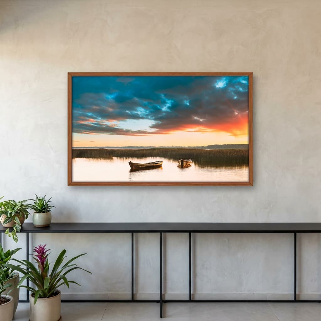 Quadro Decorativo No Lago