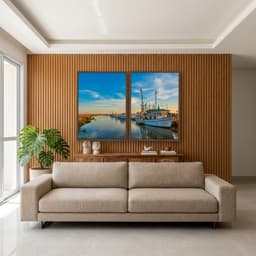 Kit Quadros Decorativos Beira Do Mar