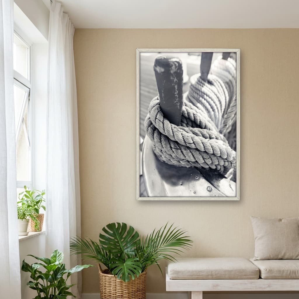 Quadro Decorativo Corda Com Nó