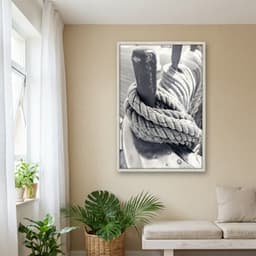 Quadro Decorativo Corda Com Nó