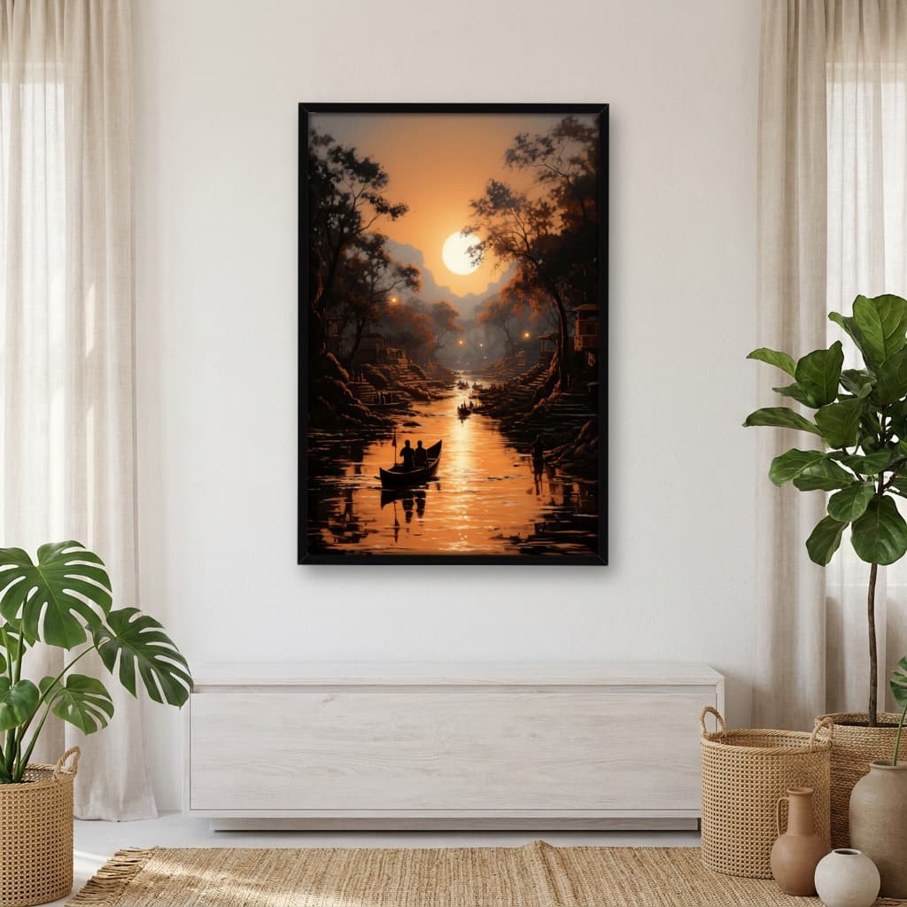 Quadro Decorativo Pôr Do Sol