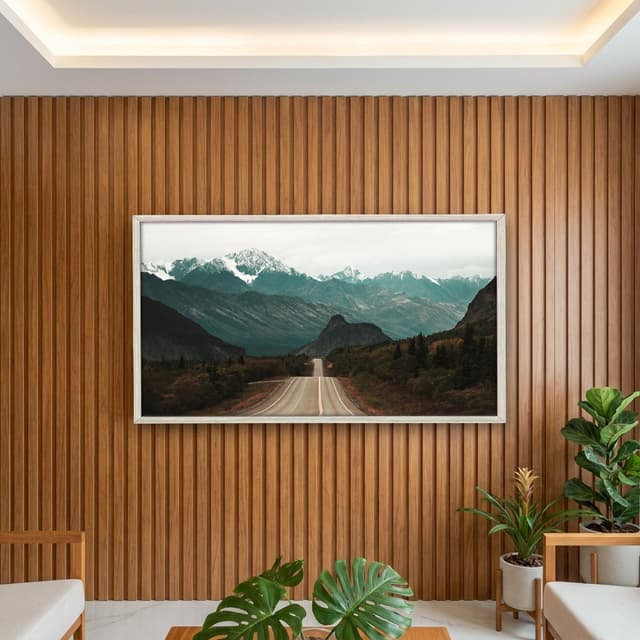 Quadro Decorativo Estrada Com Montanhas