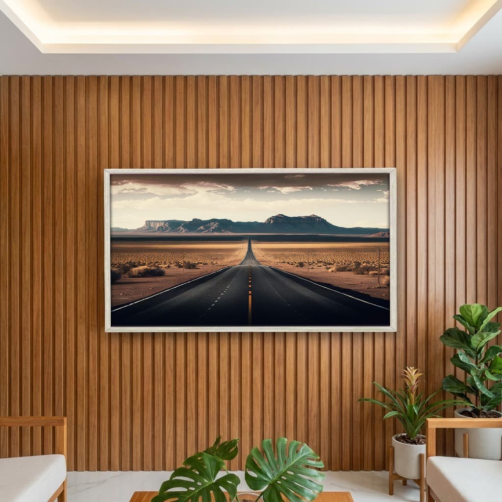 Quadro Decorativo Estrada Com Montanhas