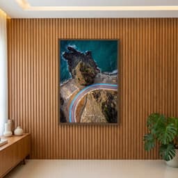 Quadro Decorativo Estrada No Mar