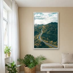 Quadro Decorativo Estrada Com Montanhas