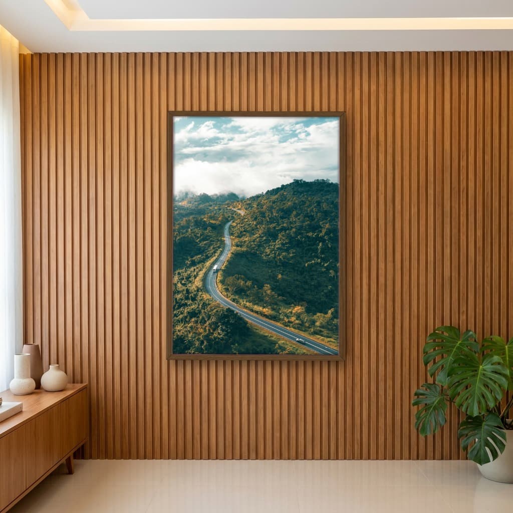 Quadro Decorativo Estrada Com Montanhas