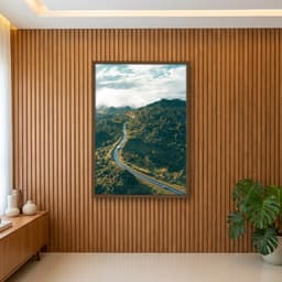 Quadro Decorativo Estrada Com Montanhas