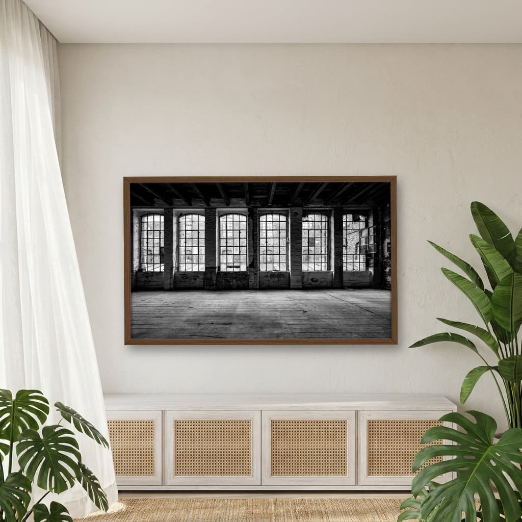 Quadro Decorativo Sala Com Janelas