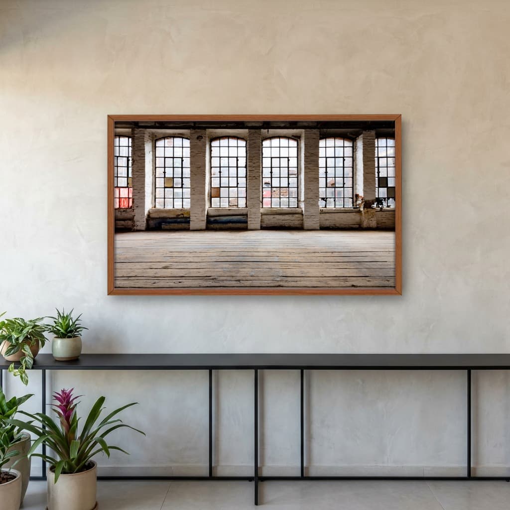 Quadro Decorativo Sala Com Janelas