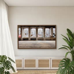 Quadro Decorativo Sala Com Janelas