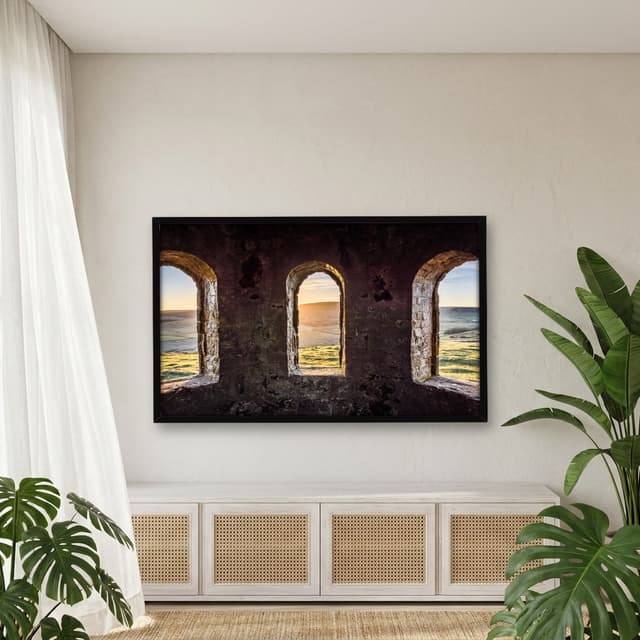 Quadro Decorativo Janela De Castelo