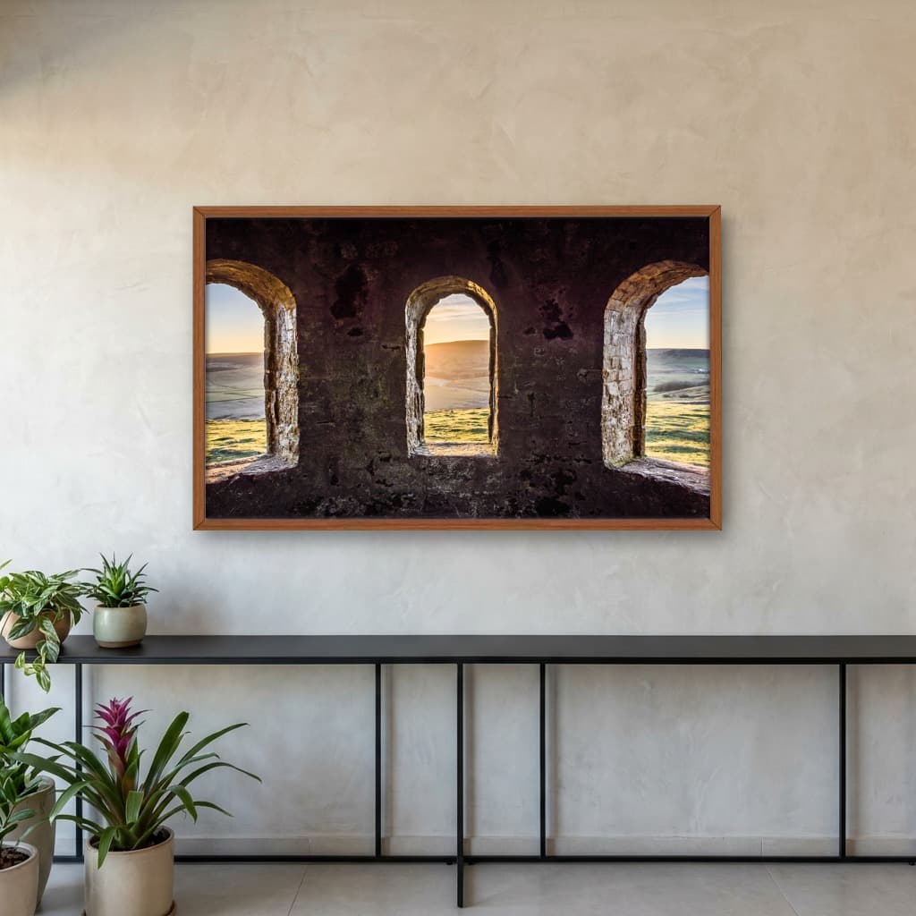 Quadro Decorativo Janela De Castelo