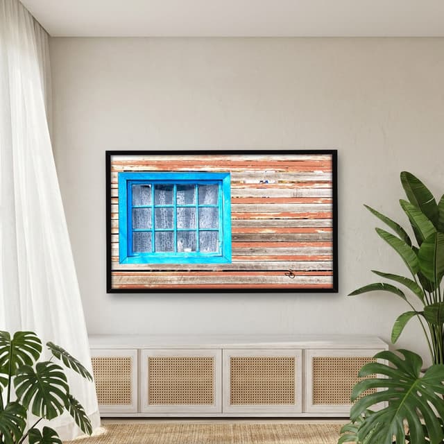 Quadro Decorativo Janela Antiga