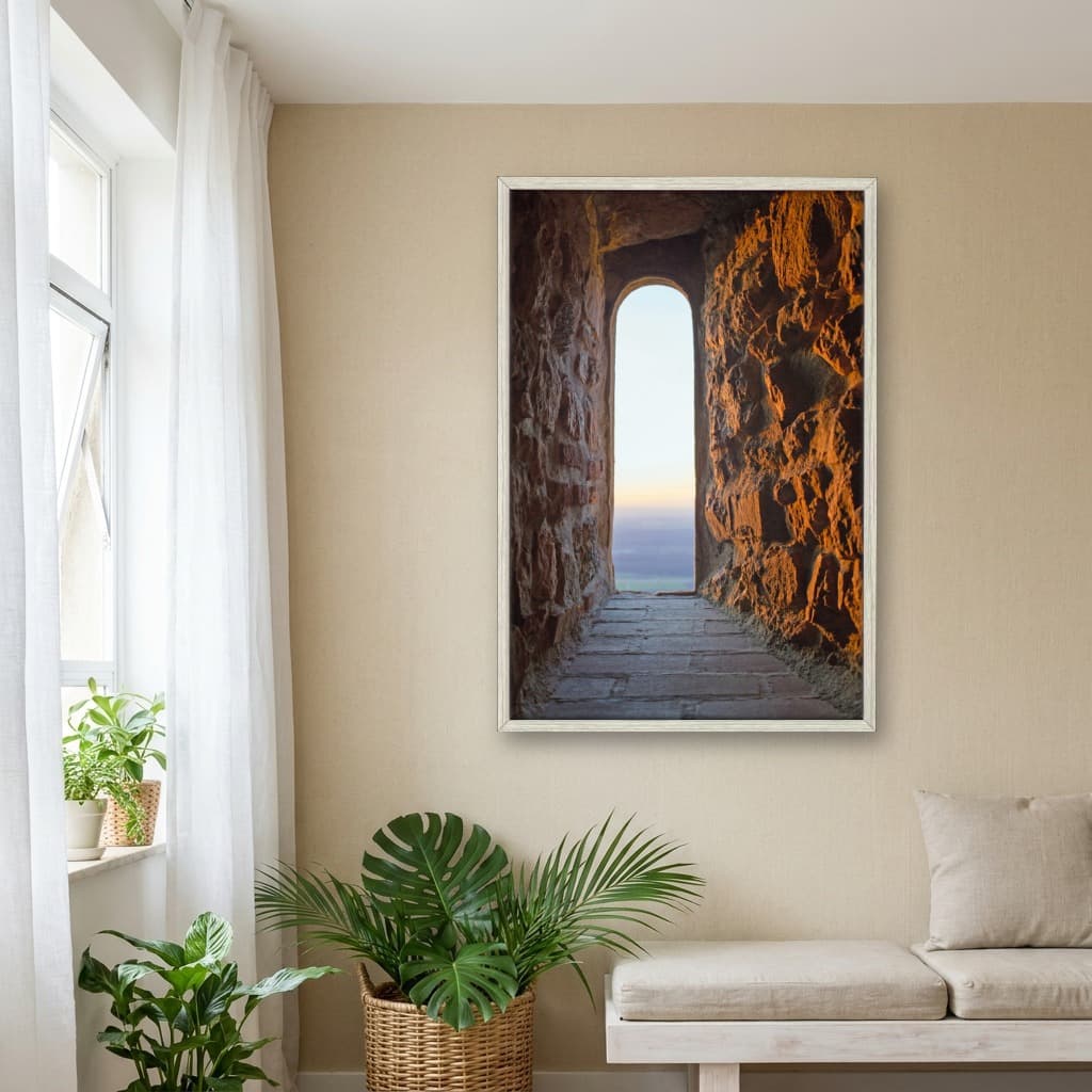 Quadro Decorativo Janela De Castelo