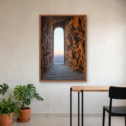 Quadro Decorativo Janela De Castelo