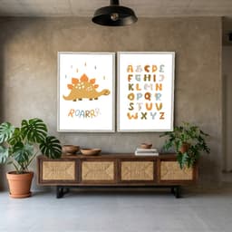 Kit Quadros Decorativos Dinossauro