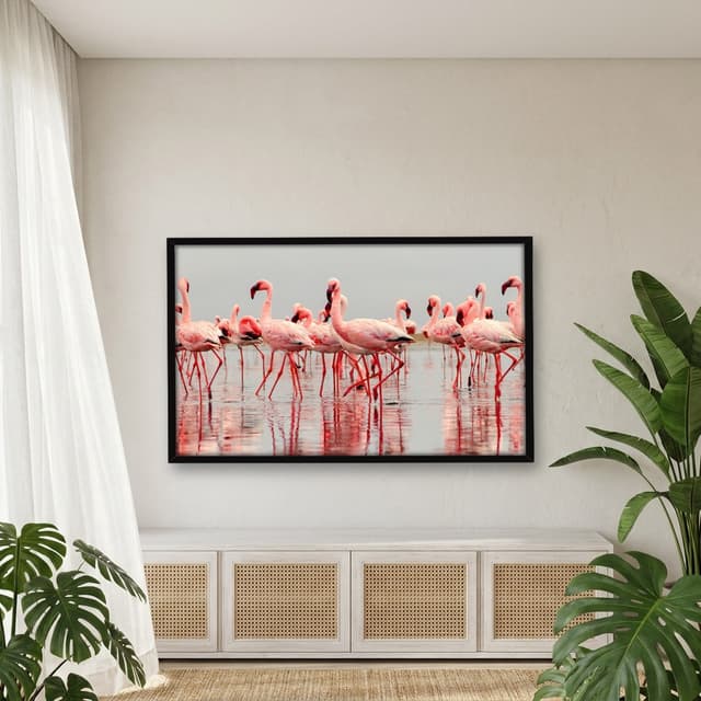 Quadro Decorativo Flamingos