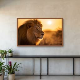 Quadro Decorativo Leão