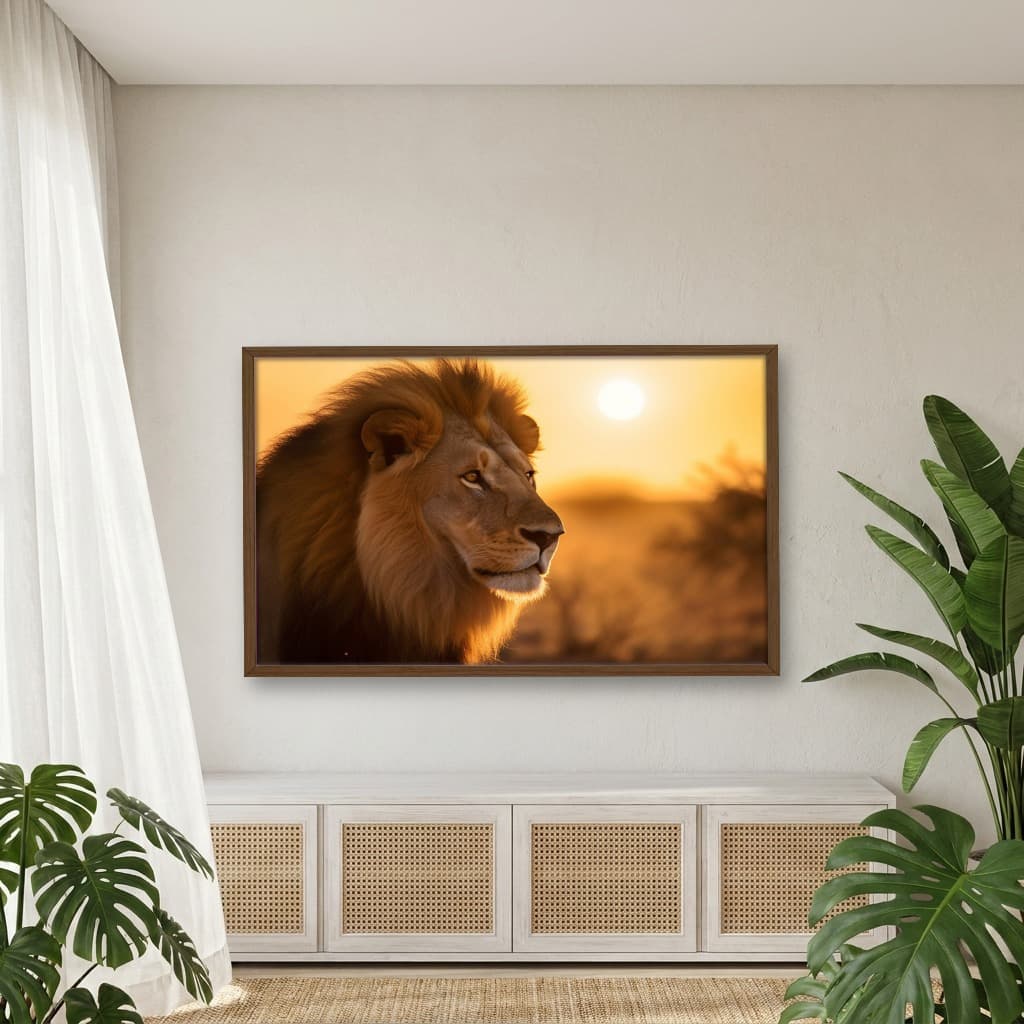 Quadro Decorativo Leão