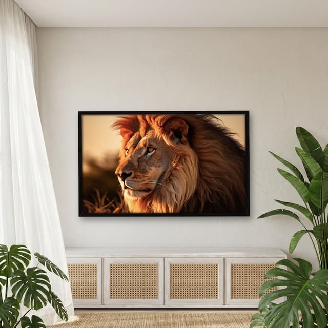 Quadro Decorativo Leão