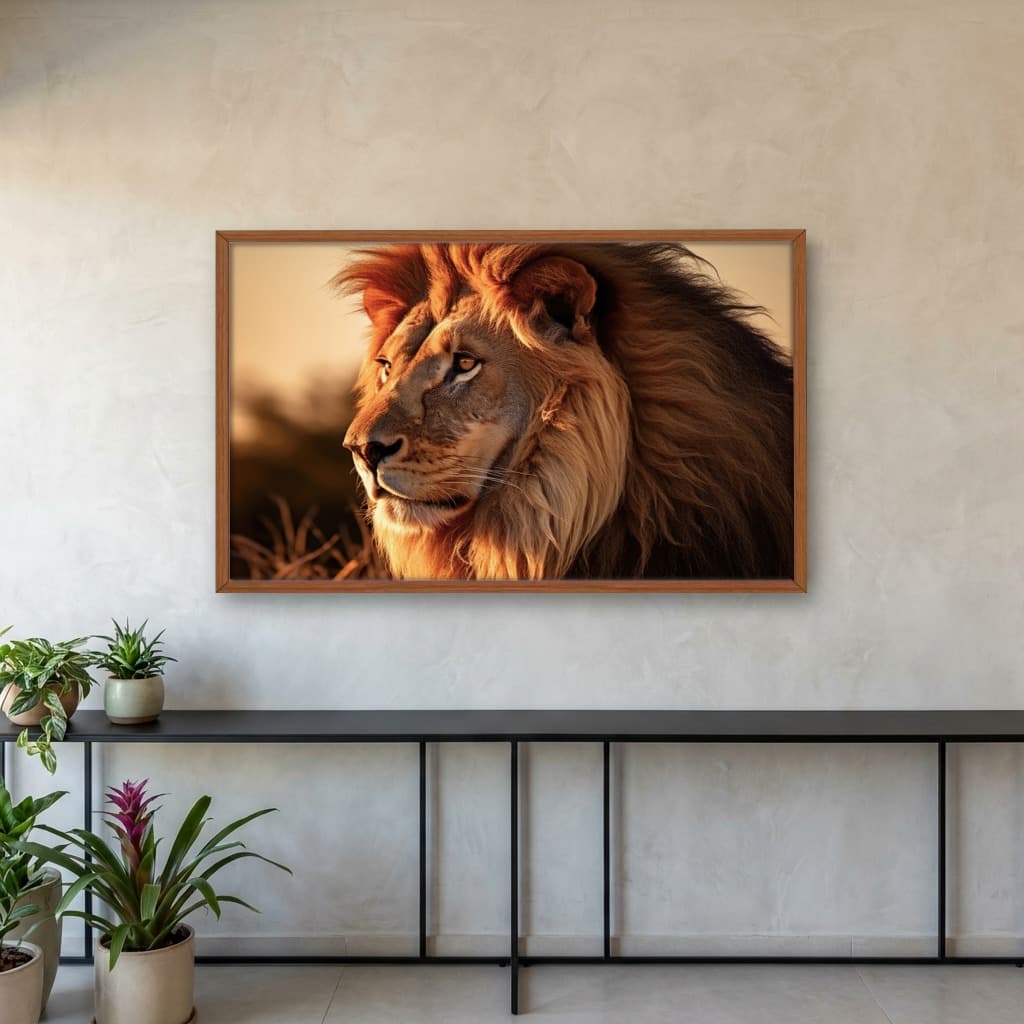 Quadro Decorativo Leão