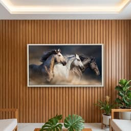 Quadro Decorativo Cavalos