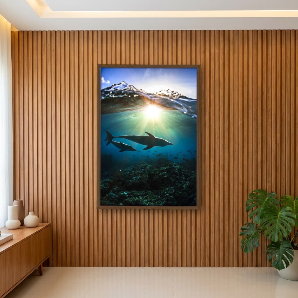 Quadro Decorativo Golfinhos