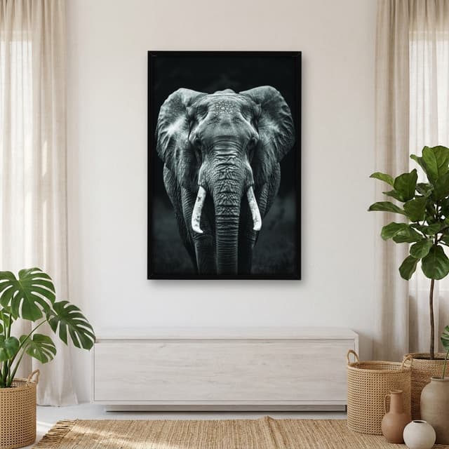 Quadro Decorativo Elefante