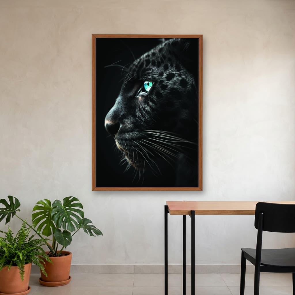 Quadro Decorativo Pantera Negra