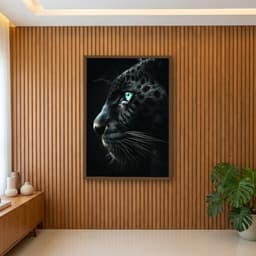 Quadro Decorativo Pantera Negra