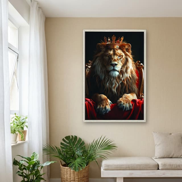 Quadro Decorativo Leão