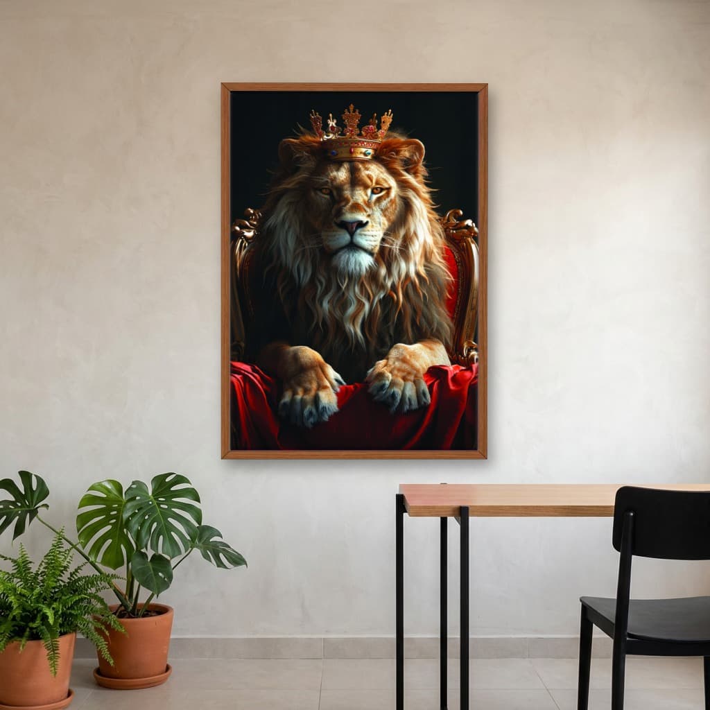 Quadro Decorativo Leão