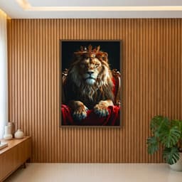 Quadro Decorativo Leão