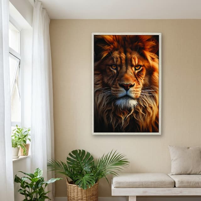 Quadro Decorativo Leão