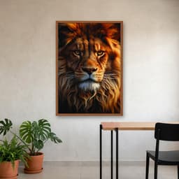 Quadro Decorativo Leão
