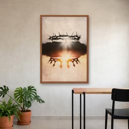 Quadro Decorativo Coroa De Espinhos
