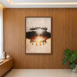 Quadro Decorativo Coroa De Espinhos