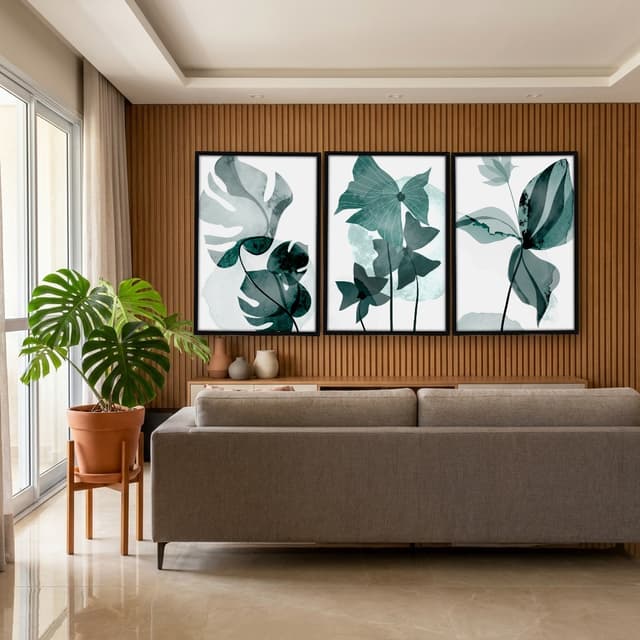 Kit Quadros Decorativos Costela De Adão