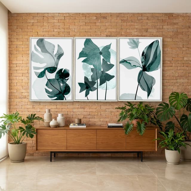 Kit Quadros Decorativos Costela De Adão