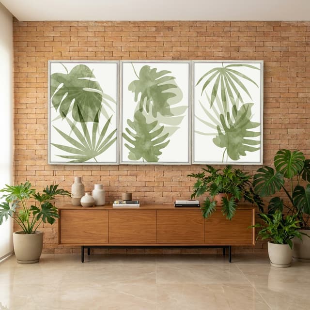 Kit Quadros Decorativos Costela De Adão