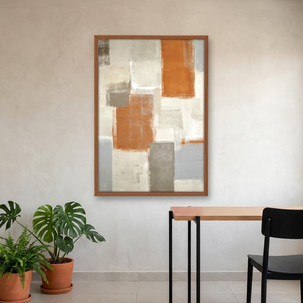 Quadro Decorativo Pintura Abstrata