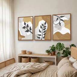 Kit Quadros Decorativos Boho