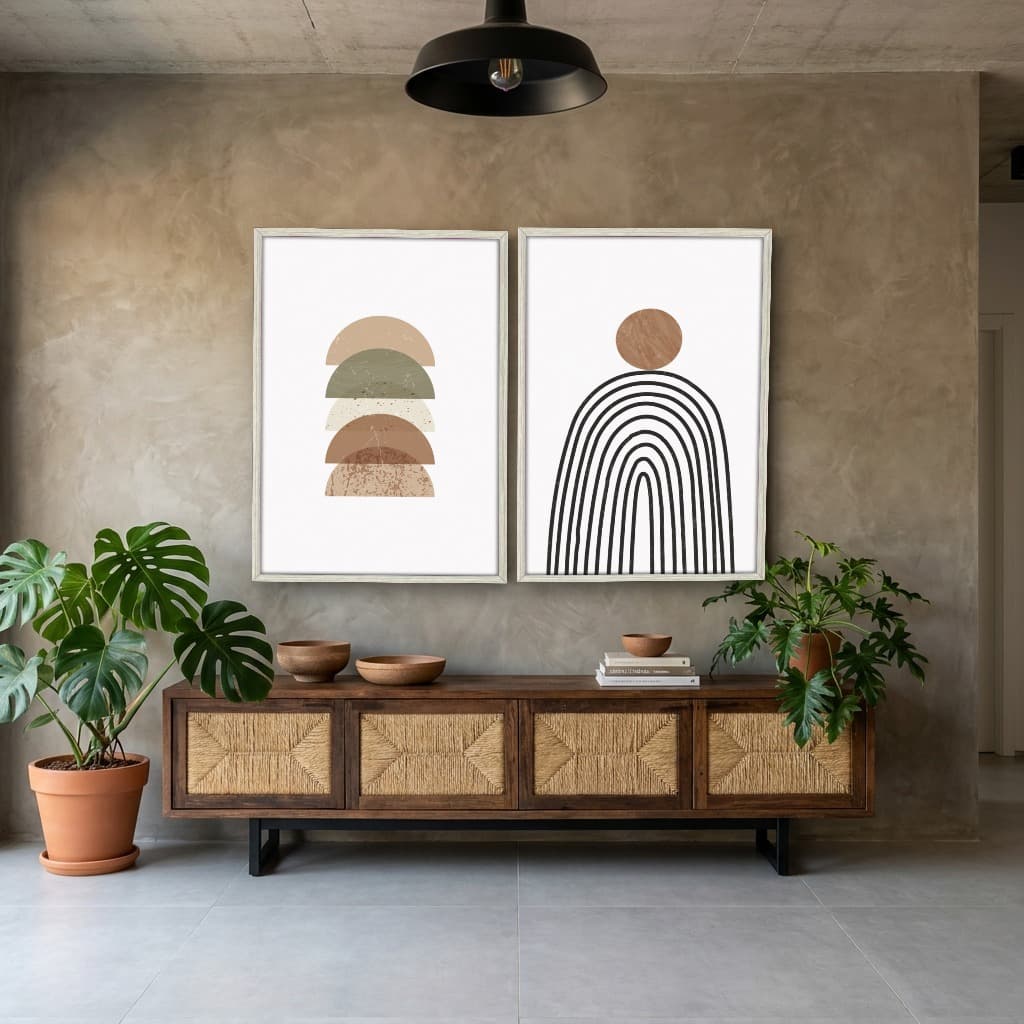 Kit Quadros Decorativos Boho